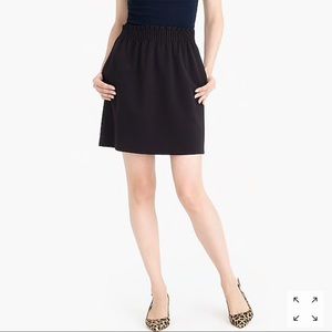 Black Wool J.Crew Skirt